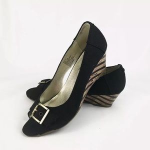 Candies wedges black stripes size 7 m